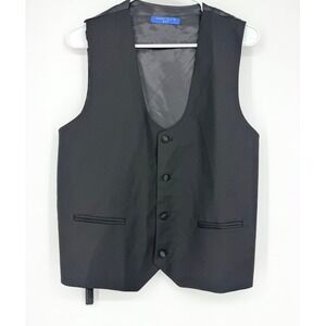 Perry Ellis Boy Kids Black Formal Dress Vest PBT283-05 Size 20
